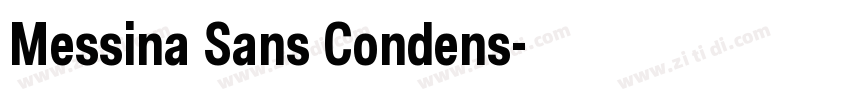 Messina Sans Condens字体转换